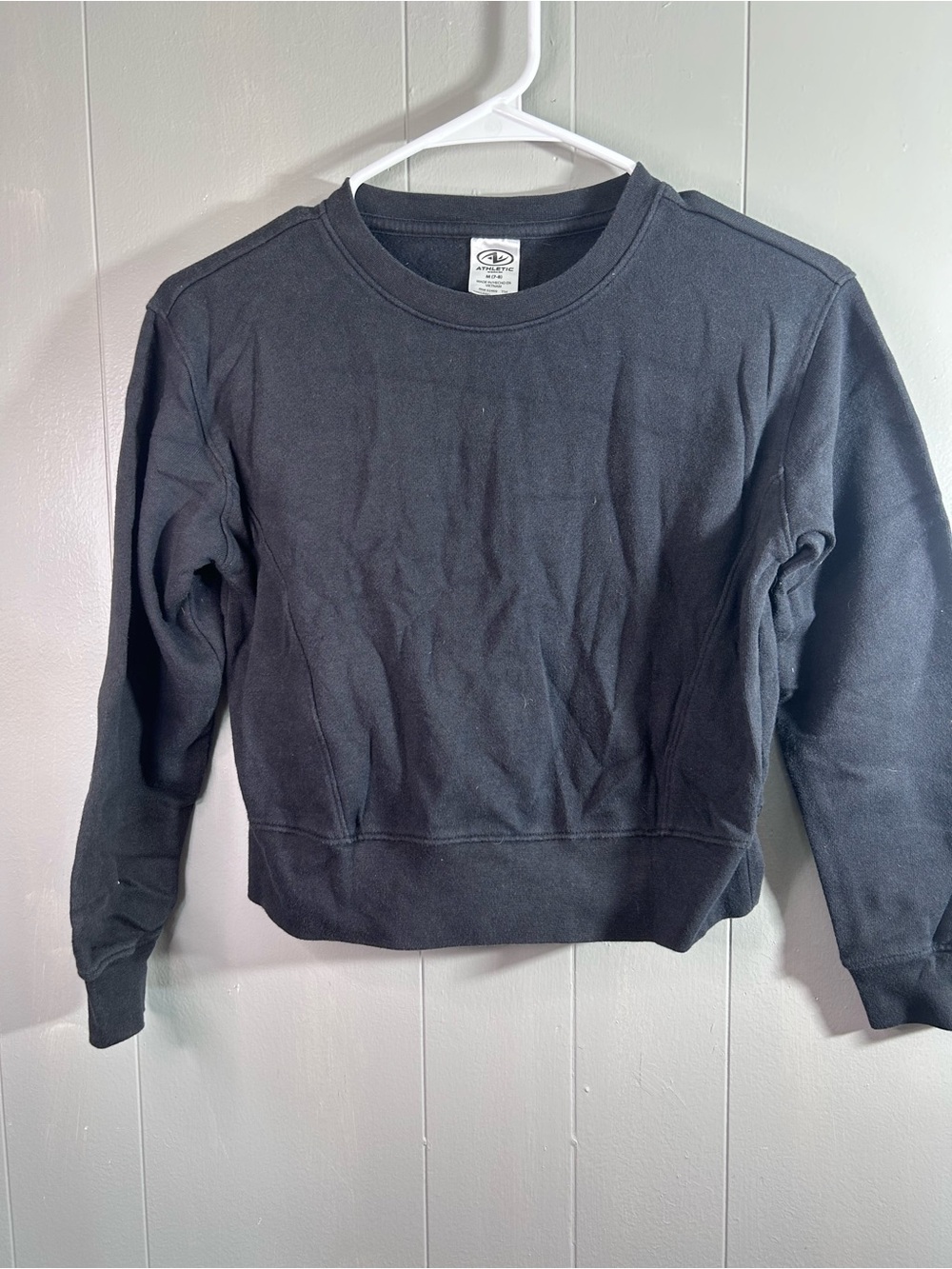 Athletic Works Boy’s Crewneck Sweater - Black